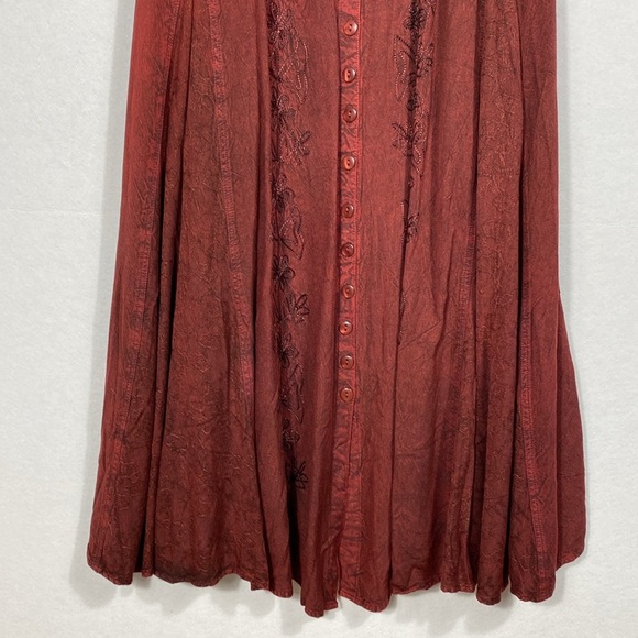 Sakkas Deep Red Maxi Dress S/M - Picture 6 of 13